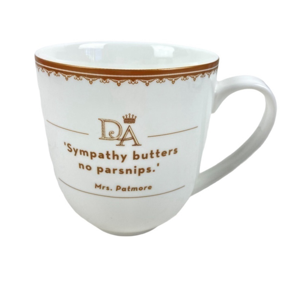 Downton Abbey Mrs. Patmore “Sympathy Butters No Parsnips” Mug